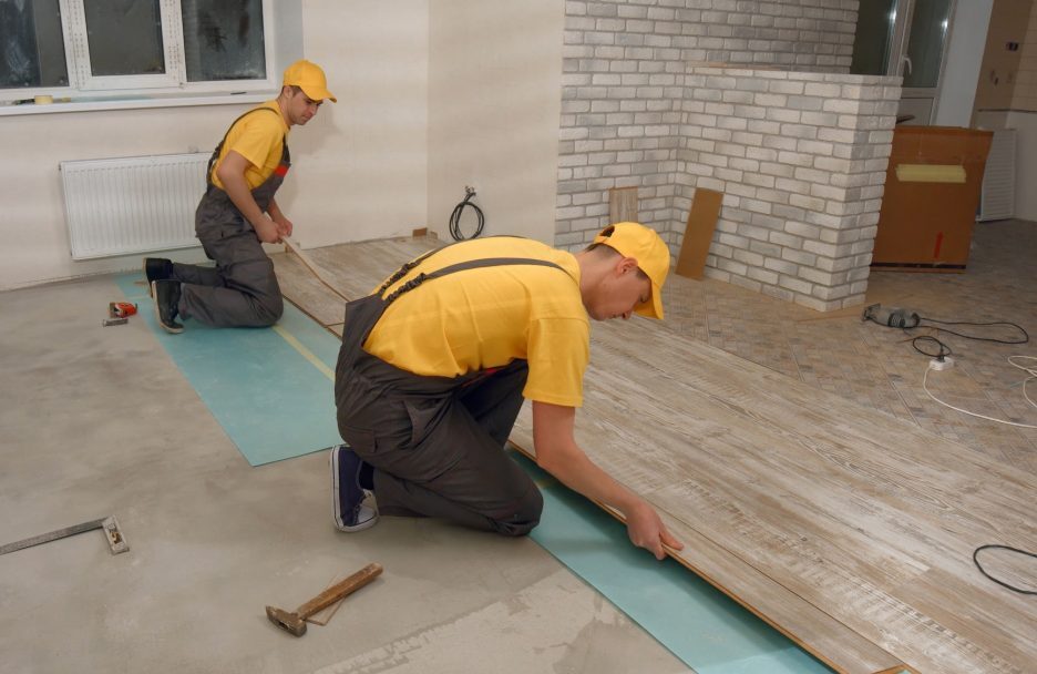 Laminat verlegen
